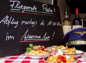 Flying Pasta: Eine kulinarische Pasta-Rundreise kann man heute im Mamma Mia im Herzen Dresdens in der Kreuzstraße 1-3 mitmachen. Foto:PR