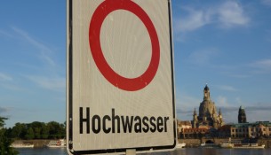 Nicht selten gibt es Hochwasser in Dresden - Foto: Archiv W.Schenk