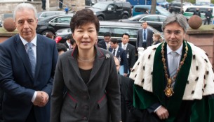 Park Geun-hye an der TU Dresden