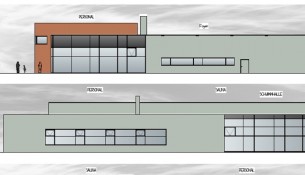 Visualisierung des Schwimmbad Dresden-Bühlau.