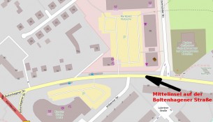 klotzsche boltenhagener straße mittelinsel