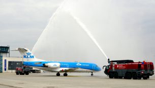 KLM Flughafen Dresden