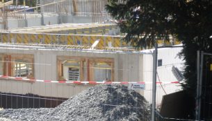 wohnungsbau baustelle