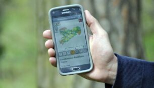 Mit der Waldbrand-App "Waldbrandgefahr Sachsen“ gibt es Informationen zur aktuellen Waldbrandgefahr und dem richtigen Verhalten im Wald. (Foto: Archiv Sachsenforst)