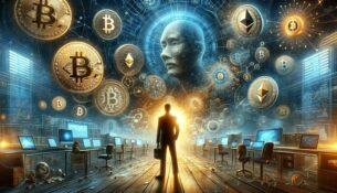 Digitale Währung - Bild KI generiert auf OpenAI
