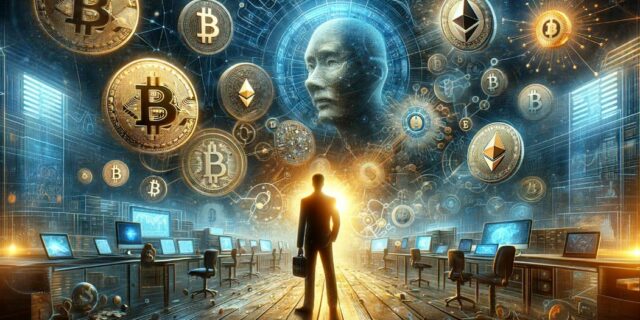 Digitale Währung - Bild KI generiert auf OpenAI